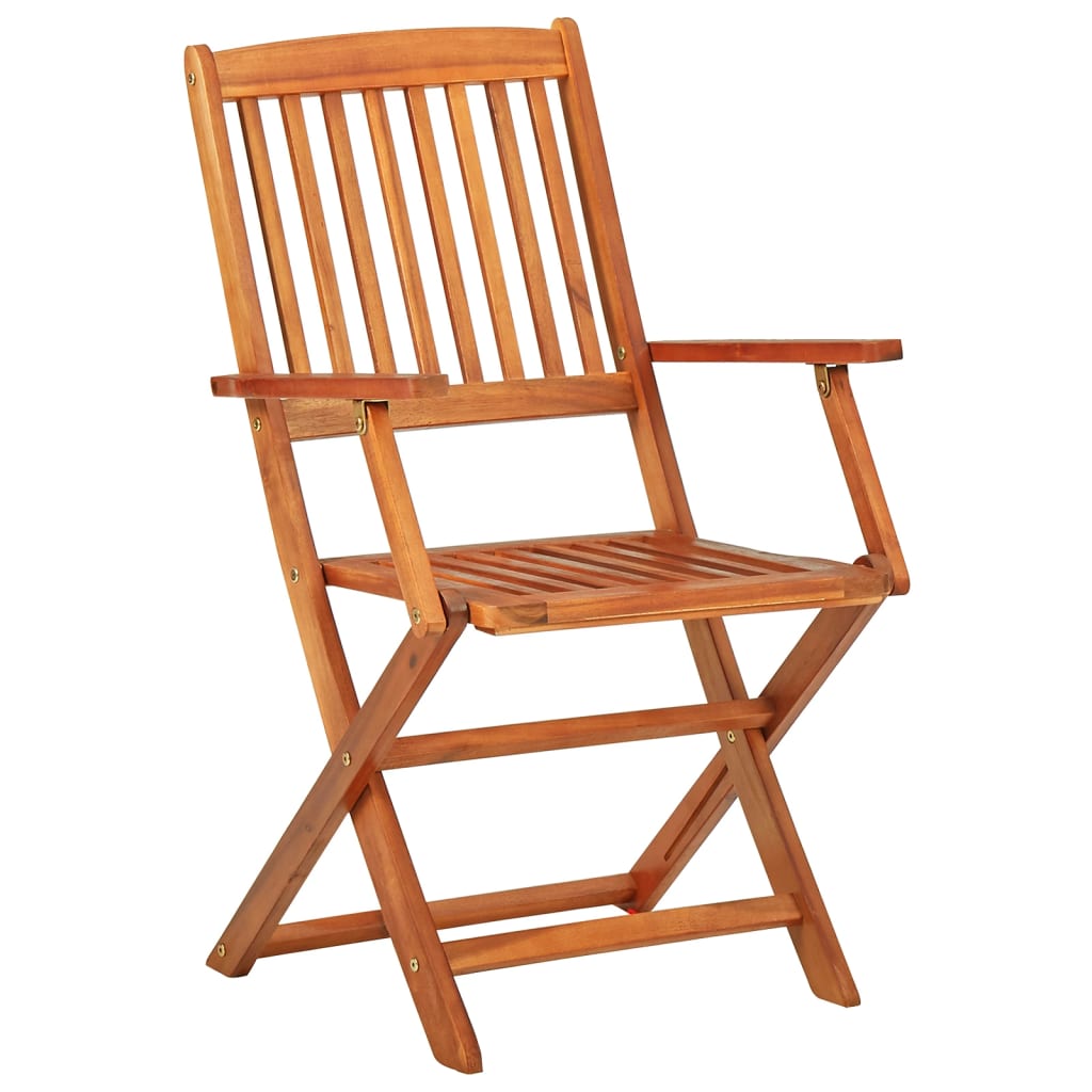 9-Delige Tuinset 220X90X75 Cm Massief Acaciahout