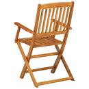 9-Delige Tuinset 220X90X75 Cm Massief Acaciahout