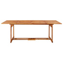 9-Delige Tuinset 220X90X75 Cm Massief Acaciahout