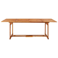 9-Delige Tuinset 220X90X75 Cm Massief Acaciahout