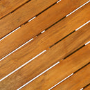 9-Delige Tuinset 220X90X75 Cm Massief Acaciahout