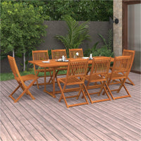 11-Delige Tuinset 220X90X75 Cm Massief Acaciahout