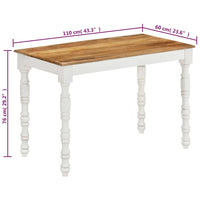Eettafel Massief Mangohout
