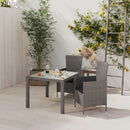 7-Delige Tuinset Met Kussens Poly Rattan