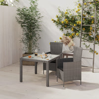 7-Delige Tuinset Met Kussens Poly Rattan