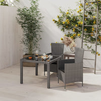 7-Delige Tuinset Met Kussens Poly Rattan