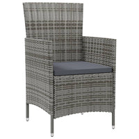 7-Delige Tuinset Met Kussens Poly Rattan