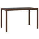 3-Delige Tuinset Met Kussens Poly Rattan