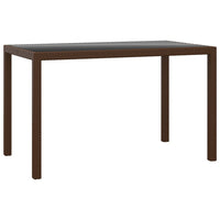 3-Delige Tuinset Met Kussens Poly Rattan