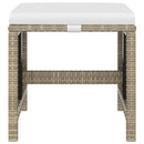 5-Delige Tuinset Met Kussens Poly Rattan