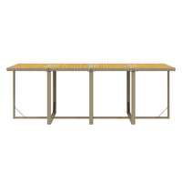 13-Delige Tuinset Met Kussens Poly Rattan Beige En Crèmewit