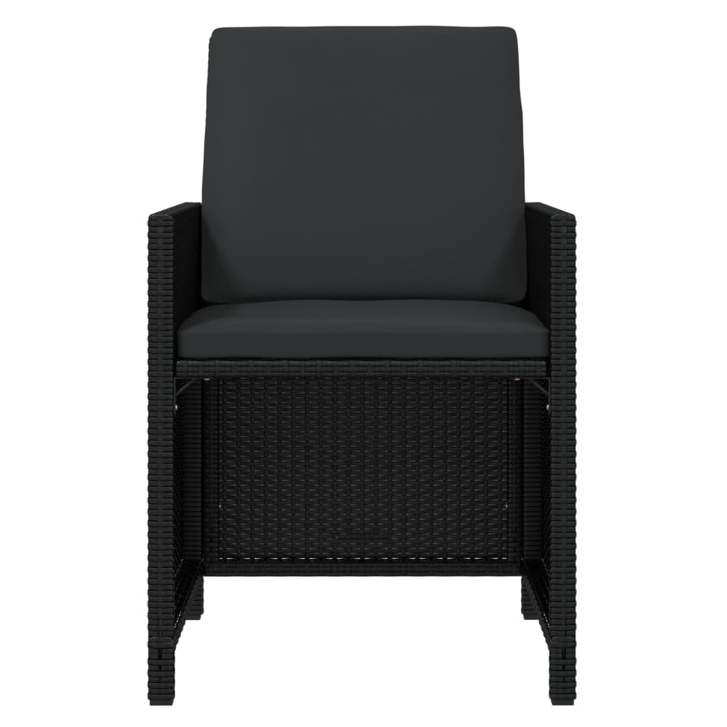 1 Tuinset Met Kussens Poly Rattan