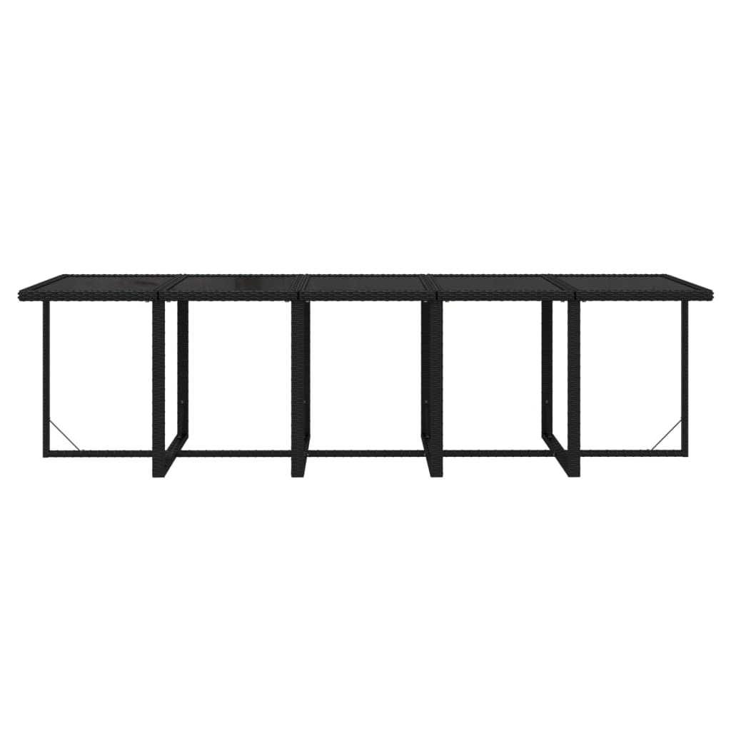 1 Tuinset Met Kussens Poly Rattan