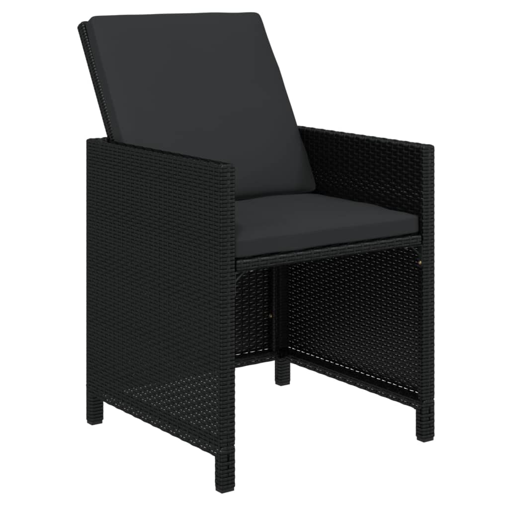 15-Delige Tuinset Met Kussens Poly Rattan