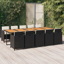 1 Tuinset Met Kussens Poly Rattan