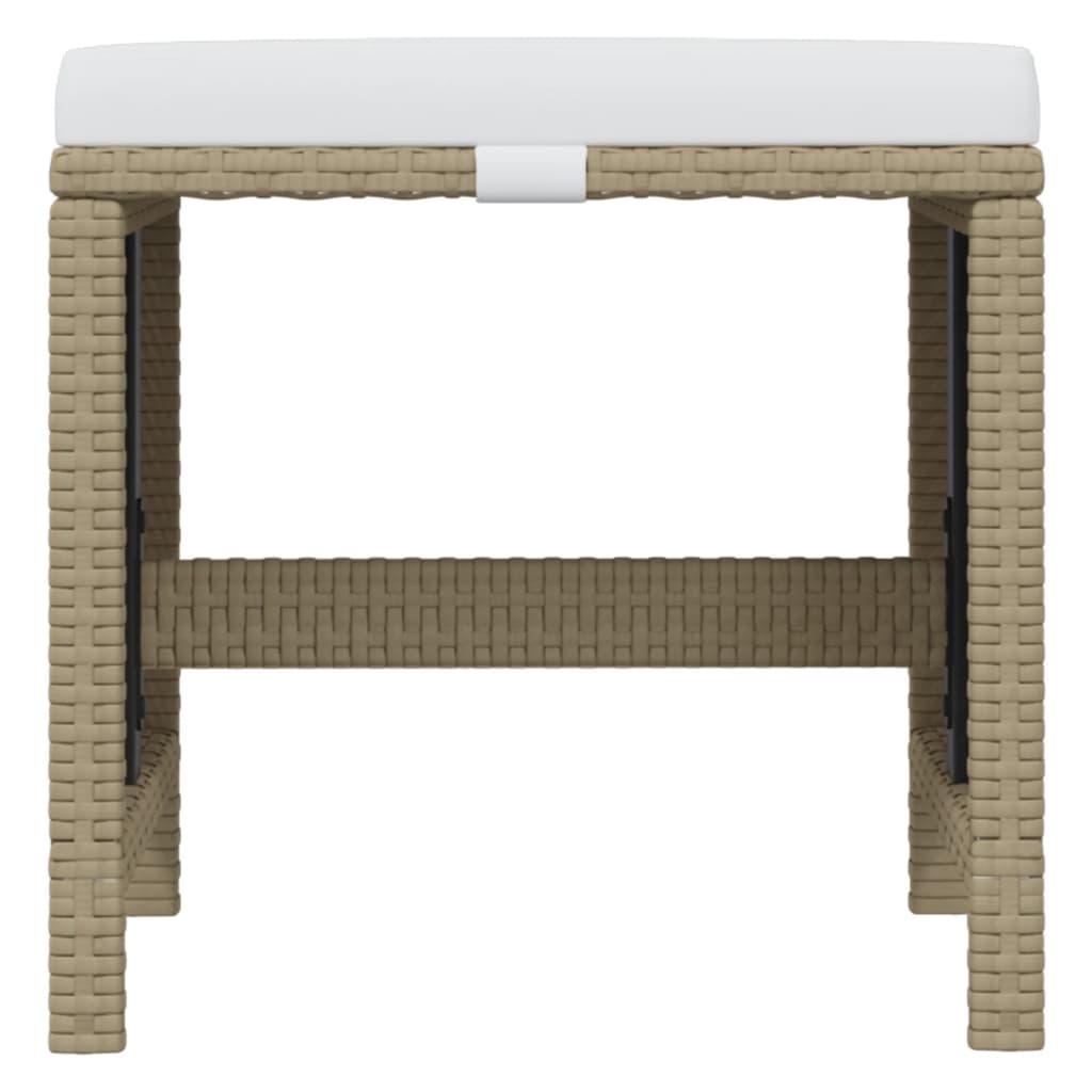 15-Delige Tuinset Met Kussens Poly Rattan