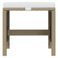 15-Delige Tuinset Met Kussens Poly Rattan