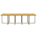 15-Delige Tuinset Met Kussens Poly Rattan