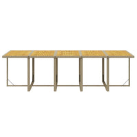 15-Delige Tuinset Met Kussens Poly Rattan