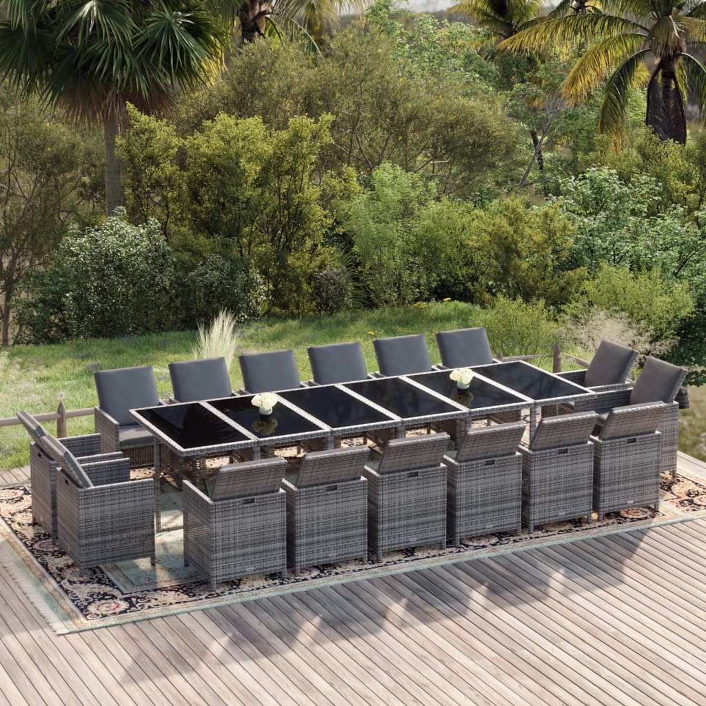Tuinset Met Kussens Poly Rattan