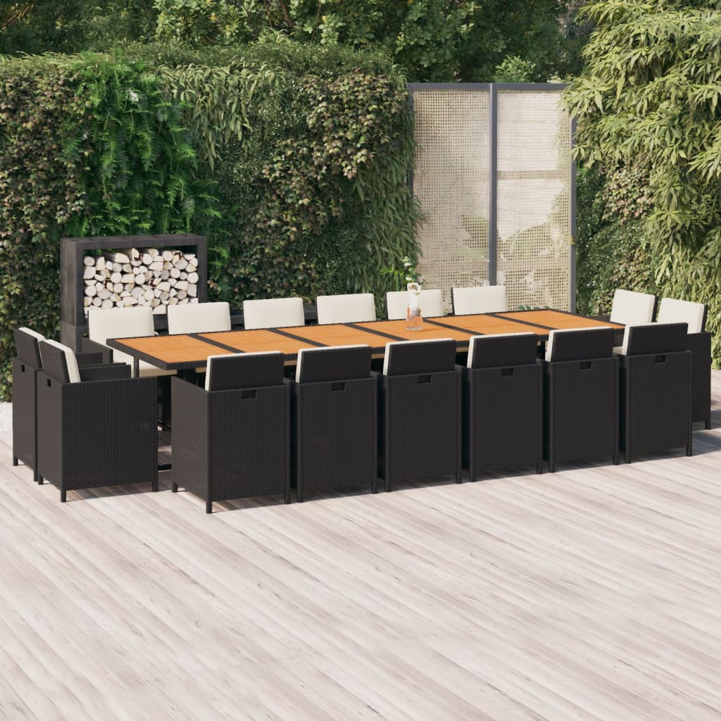Tuinset Met Kussens Poly Rattan