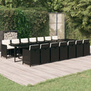 13-Delige Tuinset Met Kussens Poly Rattan