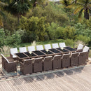13-Delige Tuinset Met Kussens Poly Rattan