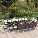 19-Delige Tuinset Met Kussens Poly Rattan