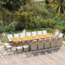 19-Delige Tuinset Met Kussens Poly Rattan