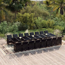 13-Delige Tuinset Met Kussens Poly Rattan