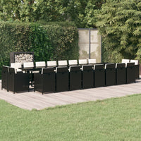 13-Delige Tuinset Met Kussens Poly Rattan