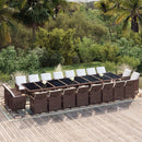 13-Delige Tuinset Met Kussens Poly Rattan