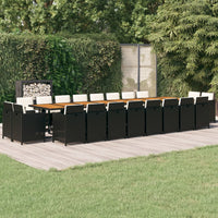 13-Delige Tuinset Met Kussens Poly Rattan