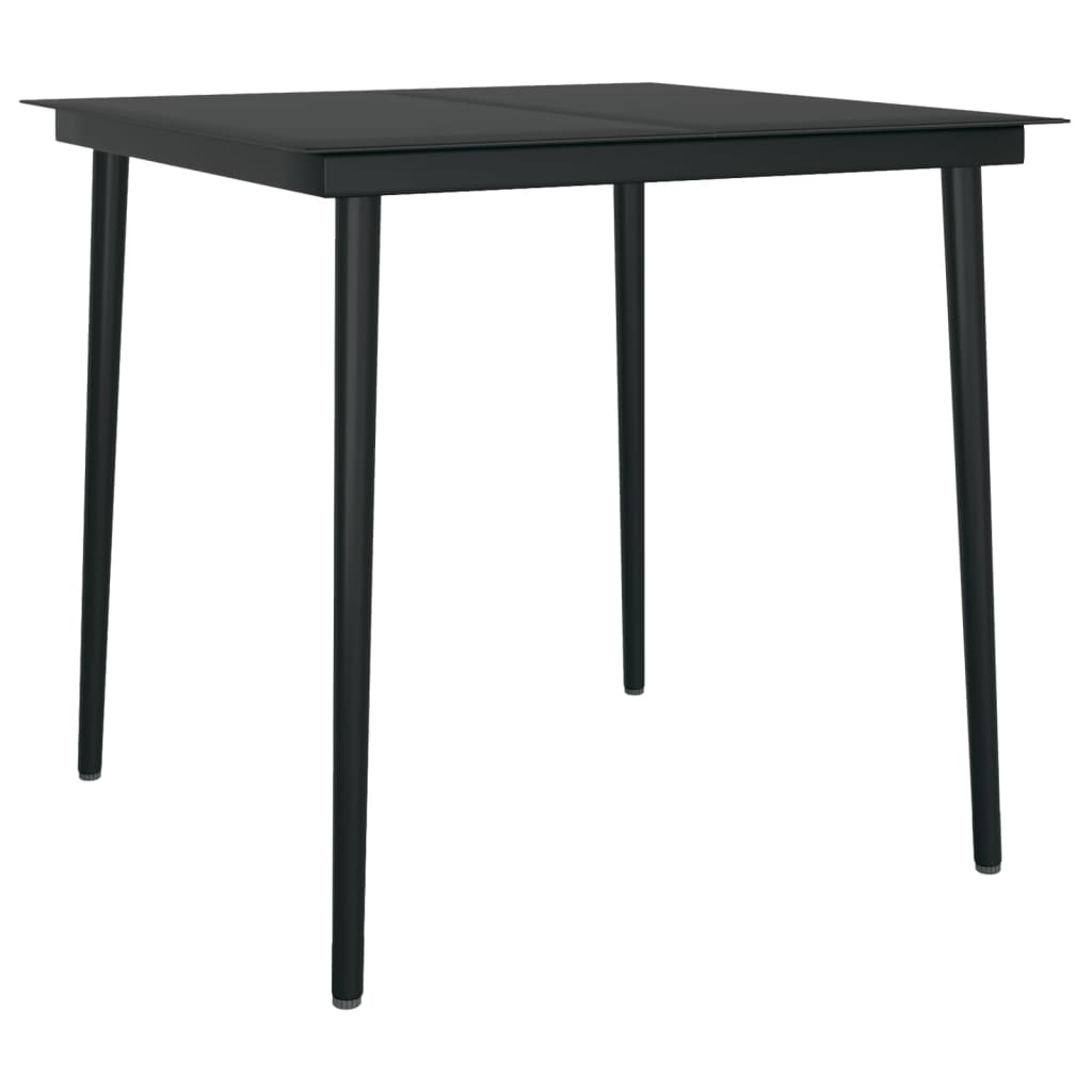 5-Delige Tuinset Zwart