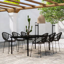 3-Delige Tuinset Zwart