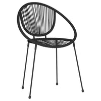 3-Delige Tuinset Zwart