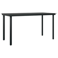 5-Delige Tuinset Zwart