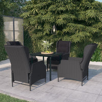 5-Delige Tuinset Poly Rattan