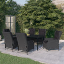 5-Delige Tuinset Poly Rattan