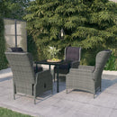 5-Delige Tuinset Poly Rattan