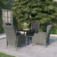 5-Delige Tuinset Poly Rattan