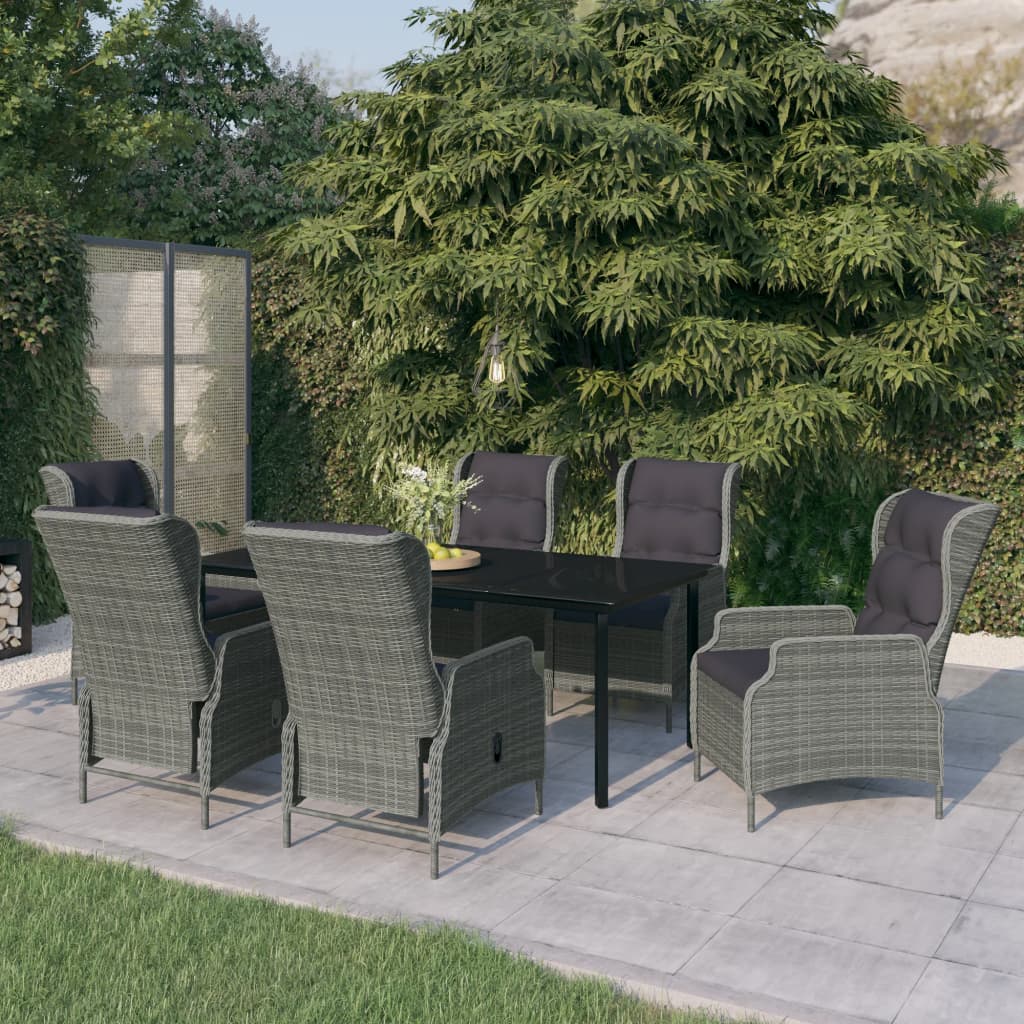 5-Delige Tuinset Poly Rattan