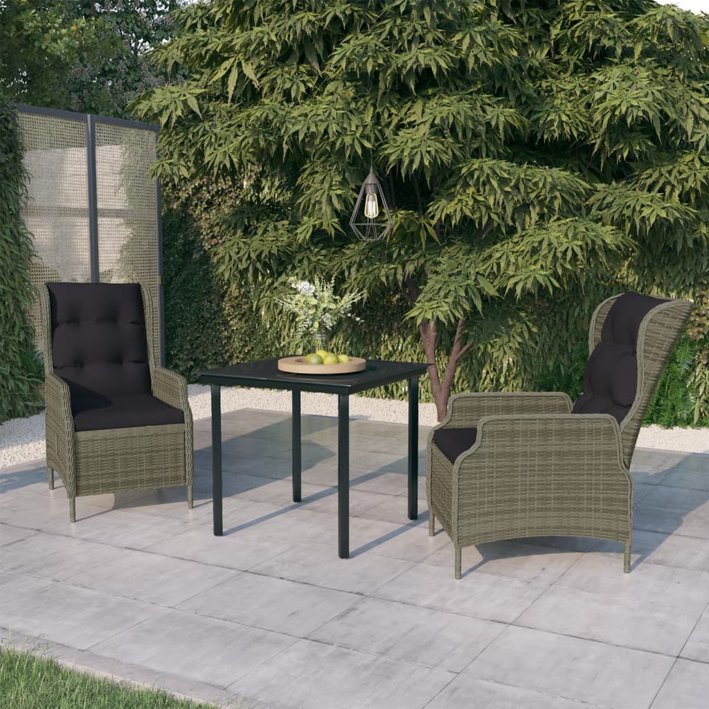 5-Delige Tuinset Poly Rattan