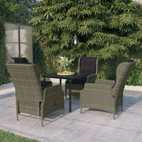 5-Delige Tuinset Poly Rattan