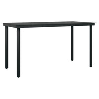 7-Delige Tuinset Met Kussens Poly Rattan En Glas
