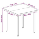 3-Delige Tuinset Met Kussens Poly Rattan En Glas