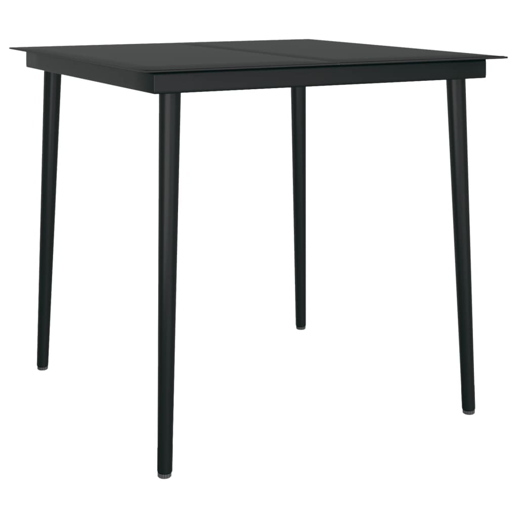 3-Delige Tuinset Met Kussens Poly Rattan En Glas