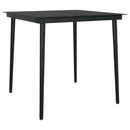 3-Delige Tuinset Met Kussens Poly Rattan En Glas