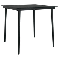 3-Delige Tuinset Met Kussens Poly Rattan En Glas
