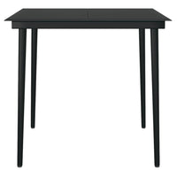 3-Delige Tuinset Met Kussens Poly Rattan En Glas